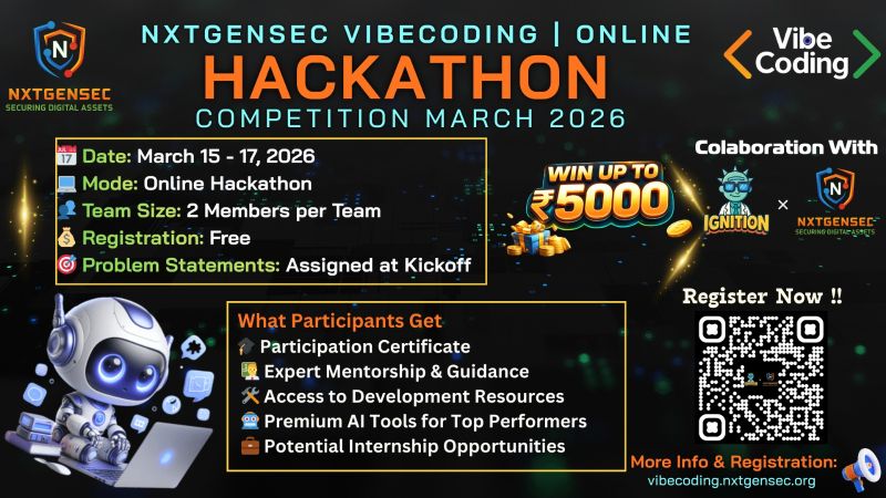 March 2026 VibeCoding poster