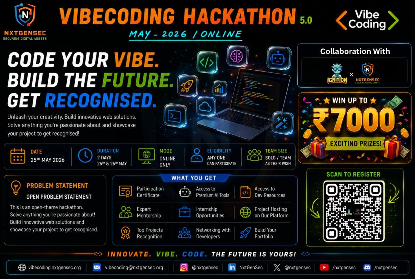 May 2026 VibeCoding poster
